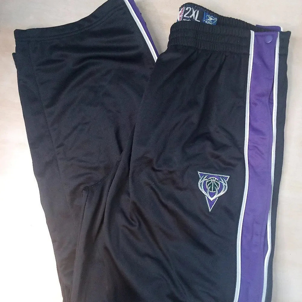 Deadstock Vintage Reebok Authentic Milwaukee Bucks Sweatpants Warm Up Athletic - Picture 1 of 8